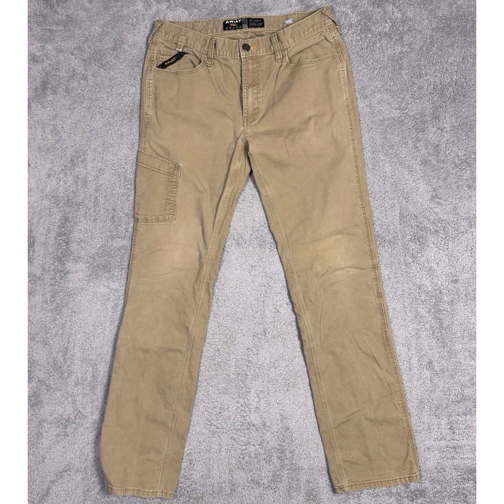 Ariat Rebar  Pants Men 33x34 M4 Low Rise DuraStretch Stackable Straight Utility